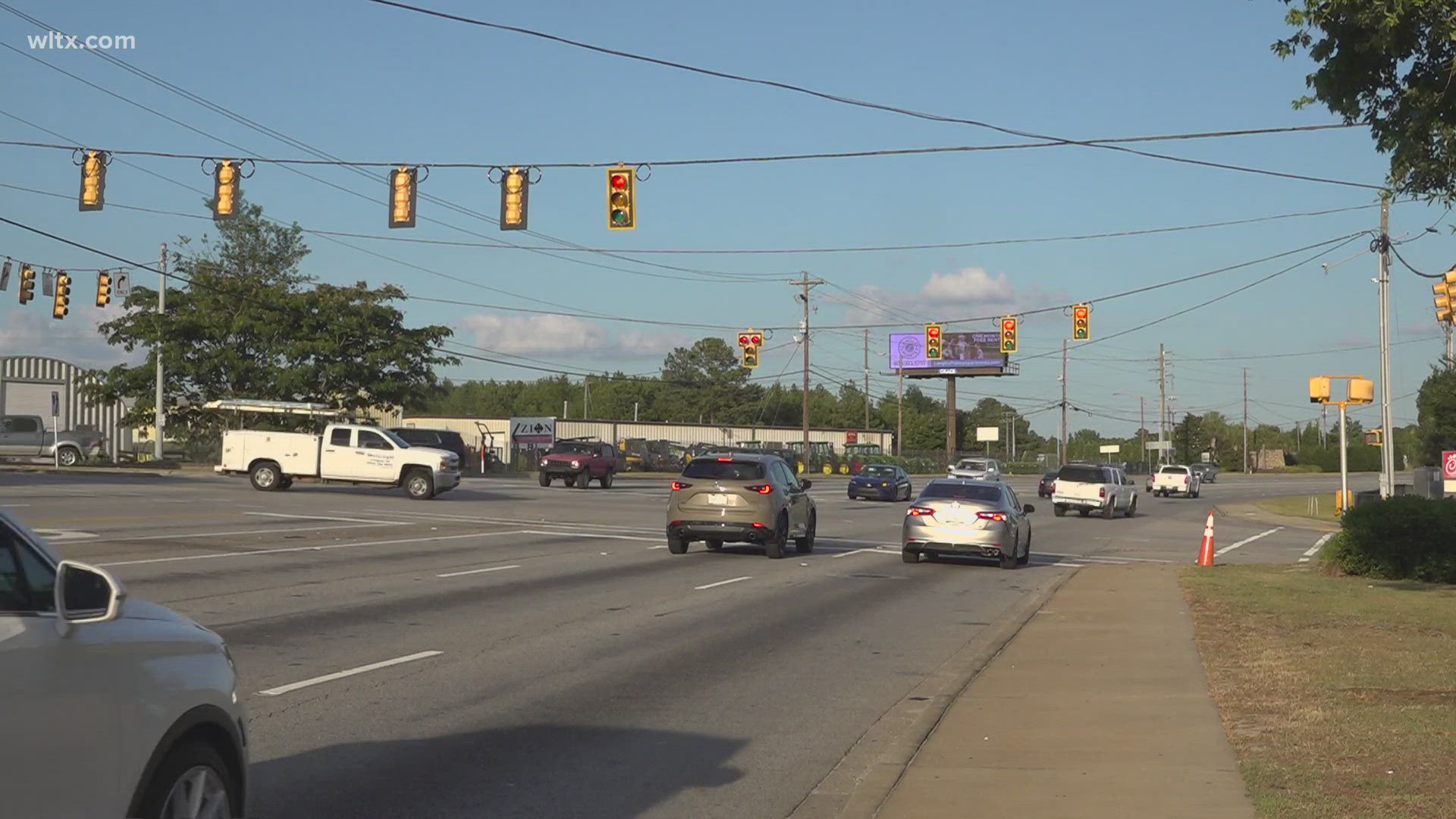 Town leaders are looking to alleviate traffic issues at Corley Mill road and Sunset Blvd.