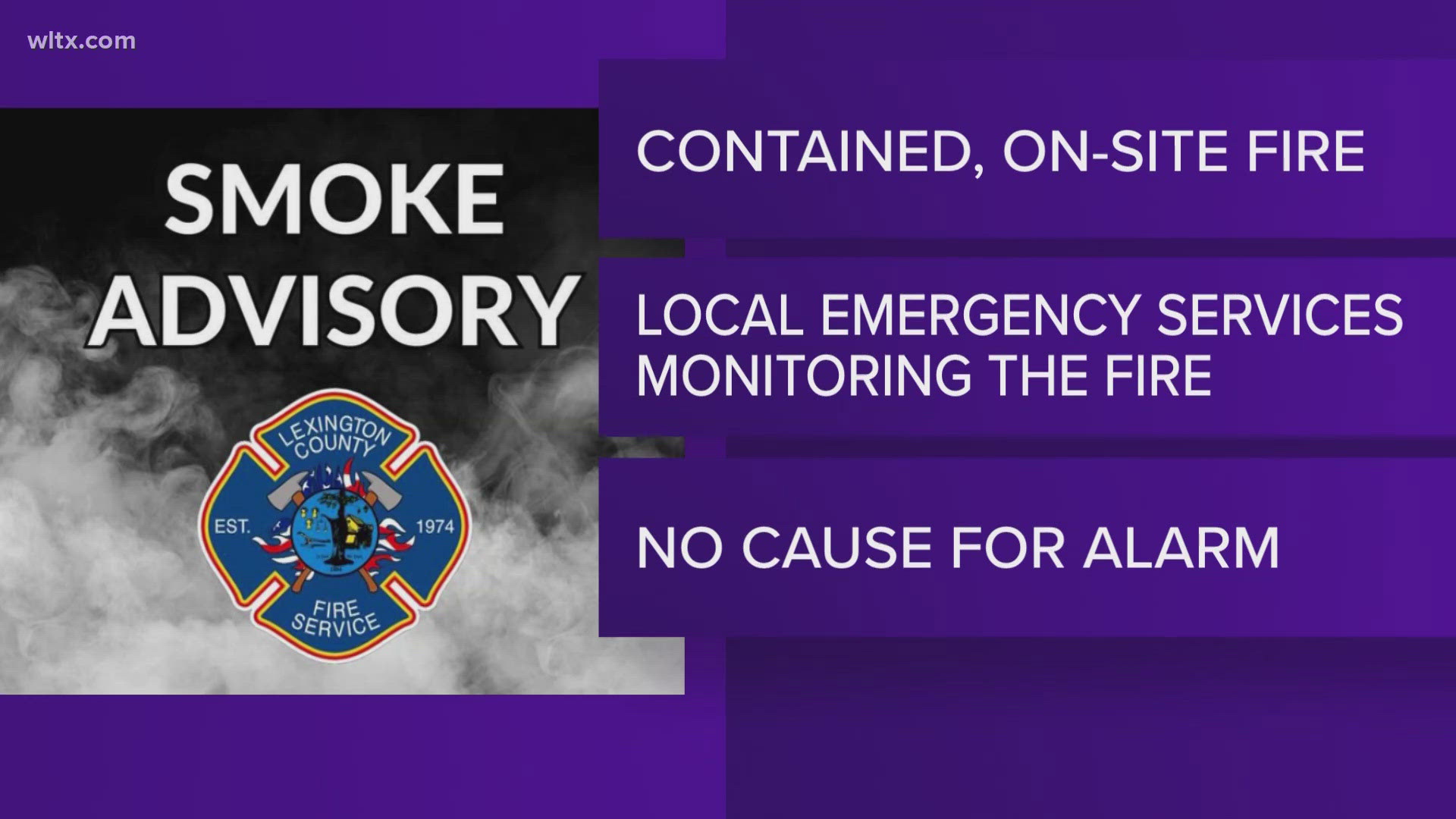 People living near the landfill shouldn't be concerned if they see smoke in the area, it is a contained on site fire the officials are watching closely. 