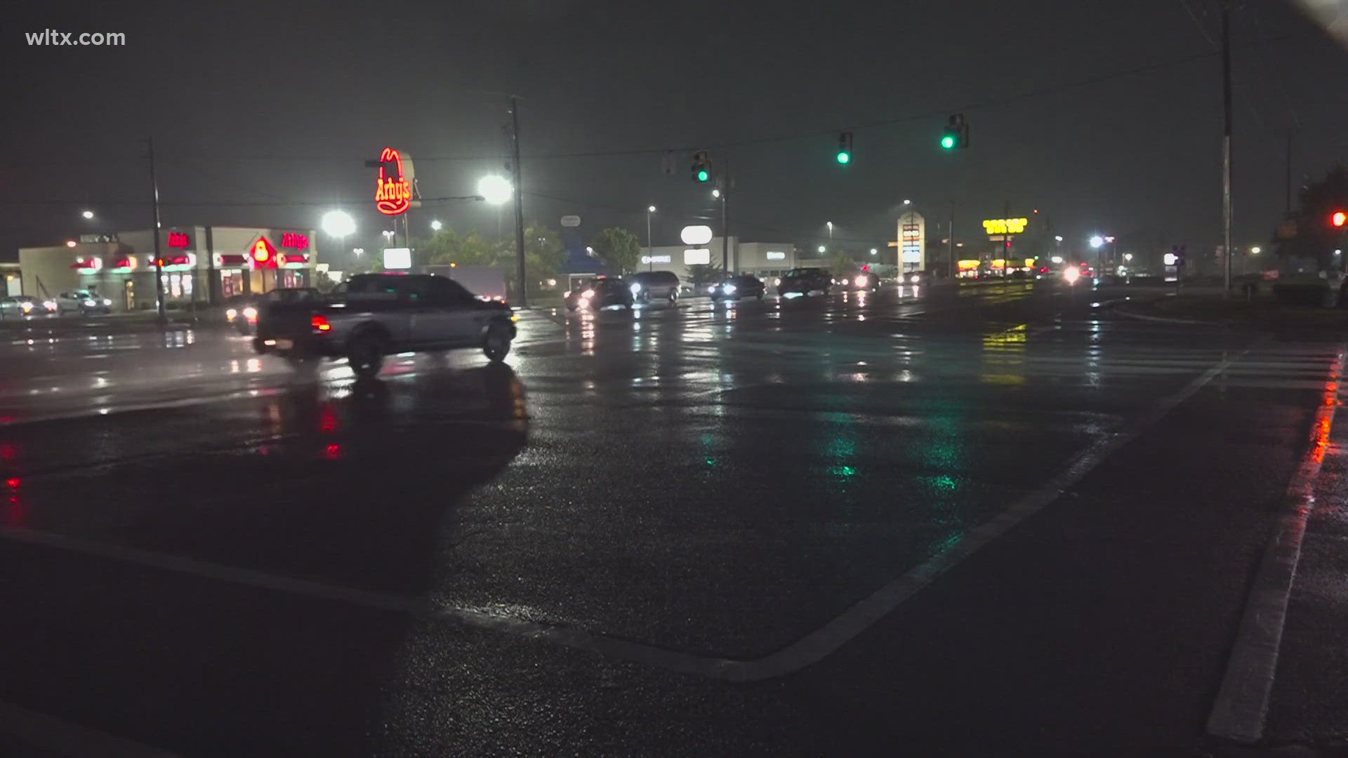 It's a very busy intersection at the corner of Alice Drive and Broad Street in Sumter.