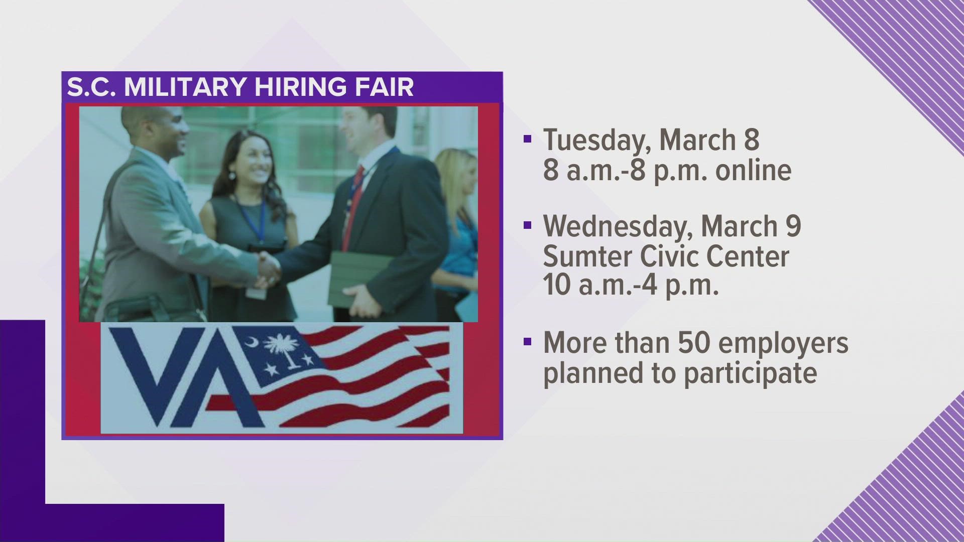 The fair will be a virtual and in-person, two-day event starting on March 8, from 8 a.m. to 8 p.m.