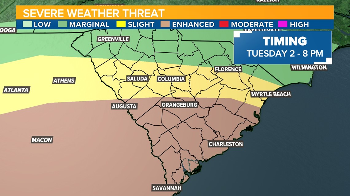 Columbia Weather on WLTX in Columbia