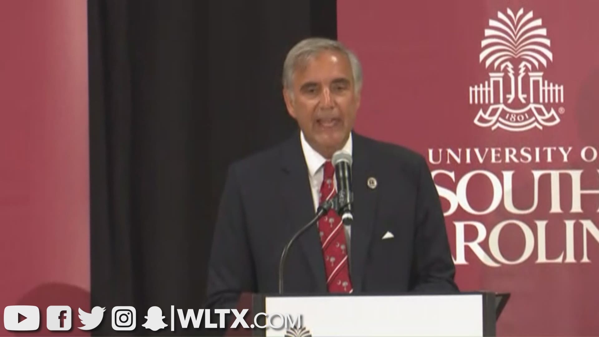 University of South Carolina President Harris Pastides' opening statement at the ceremony for the unveiling of the special collections of former Governor Dick Riley at the university.