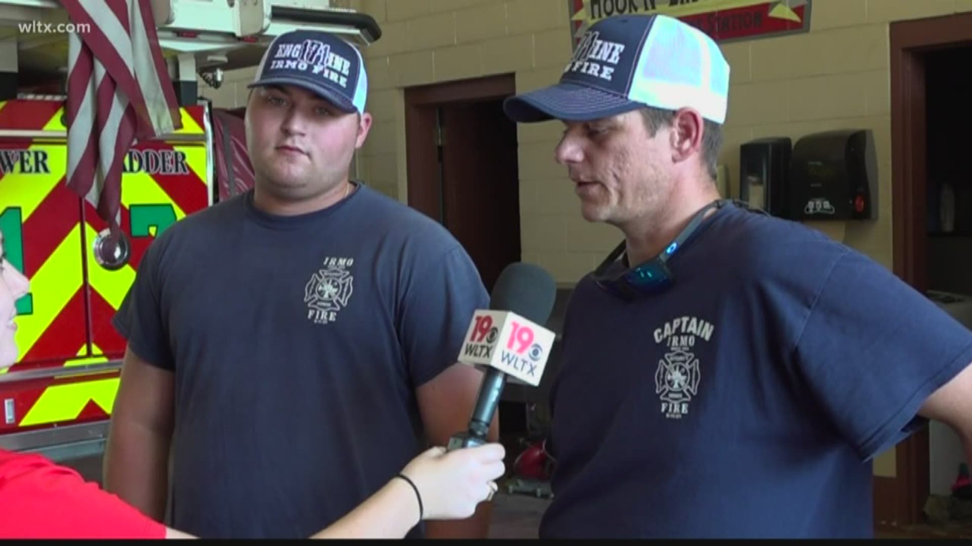 Irmo firefighters headed to the South Carolina coast to help during Hurricane Dorian.