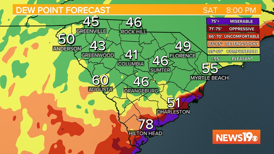 Comfortable weekend weather ahead in South Carolina | wltx.com