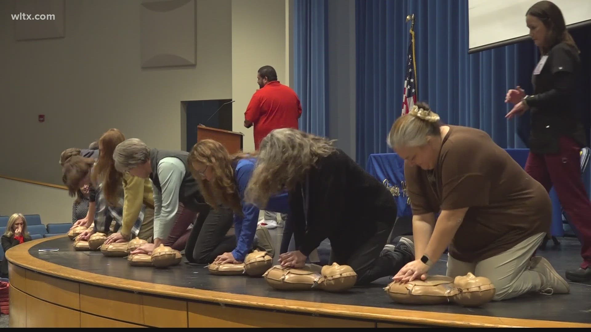 It's part of an initiative by the American Heart Association to get at least one person in every home trained in CPR.