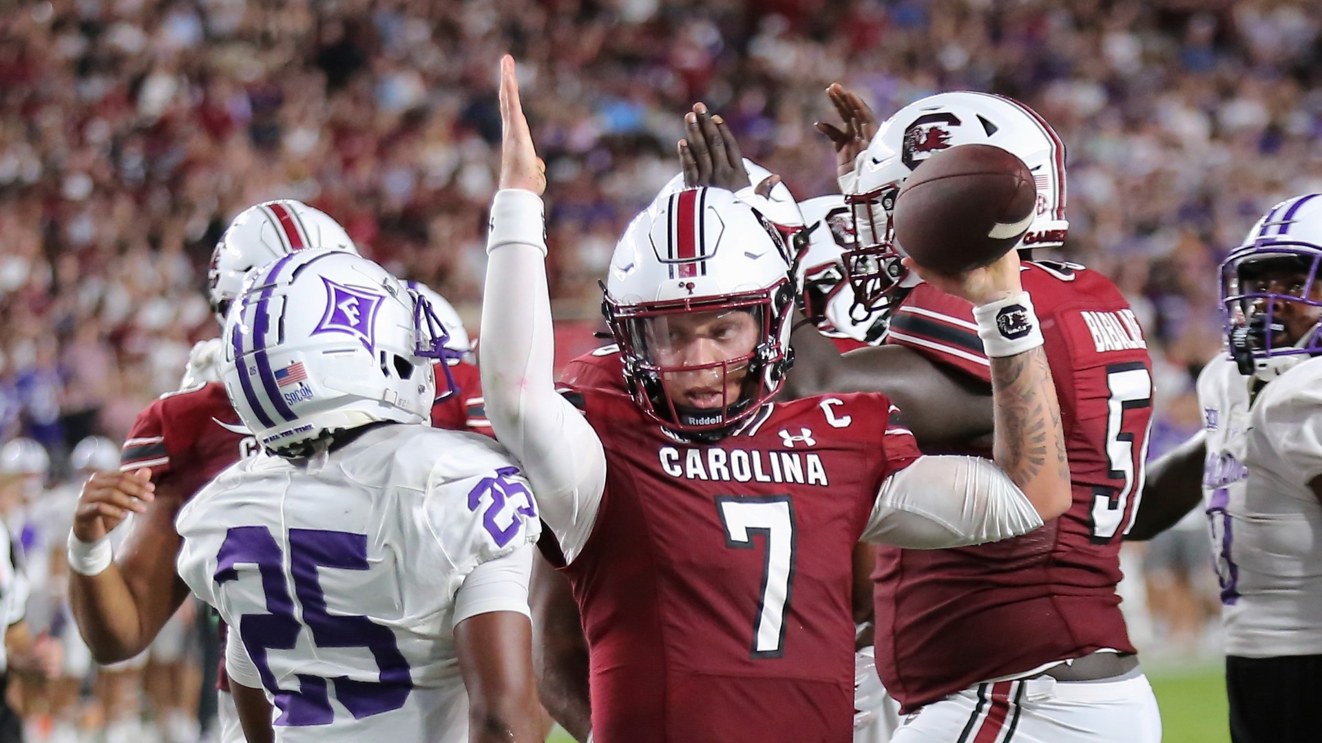 The Gamecocks record their first win of the season by defeating Furman. News19's Chandler Mack recaps how they did it.