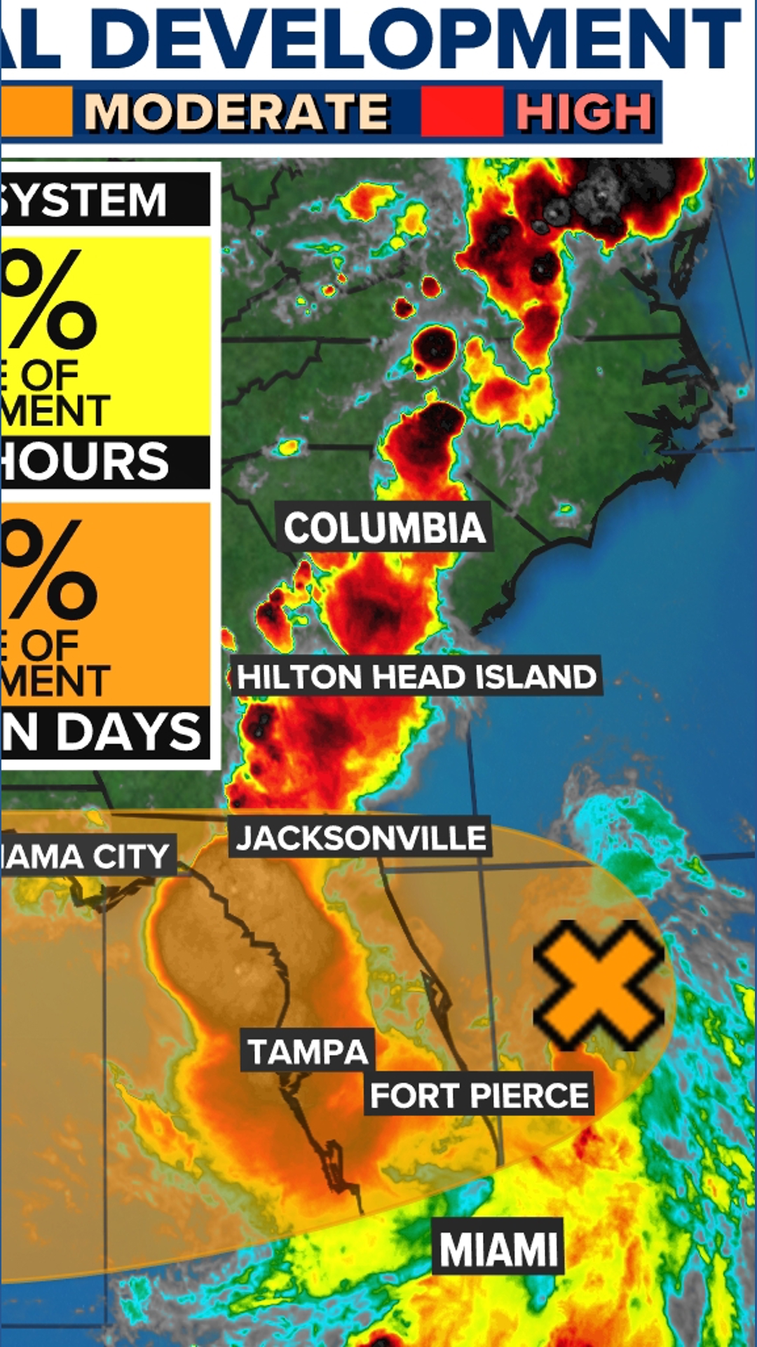 NHC tracks tropical system off Florida's east coast | wltx.com