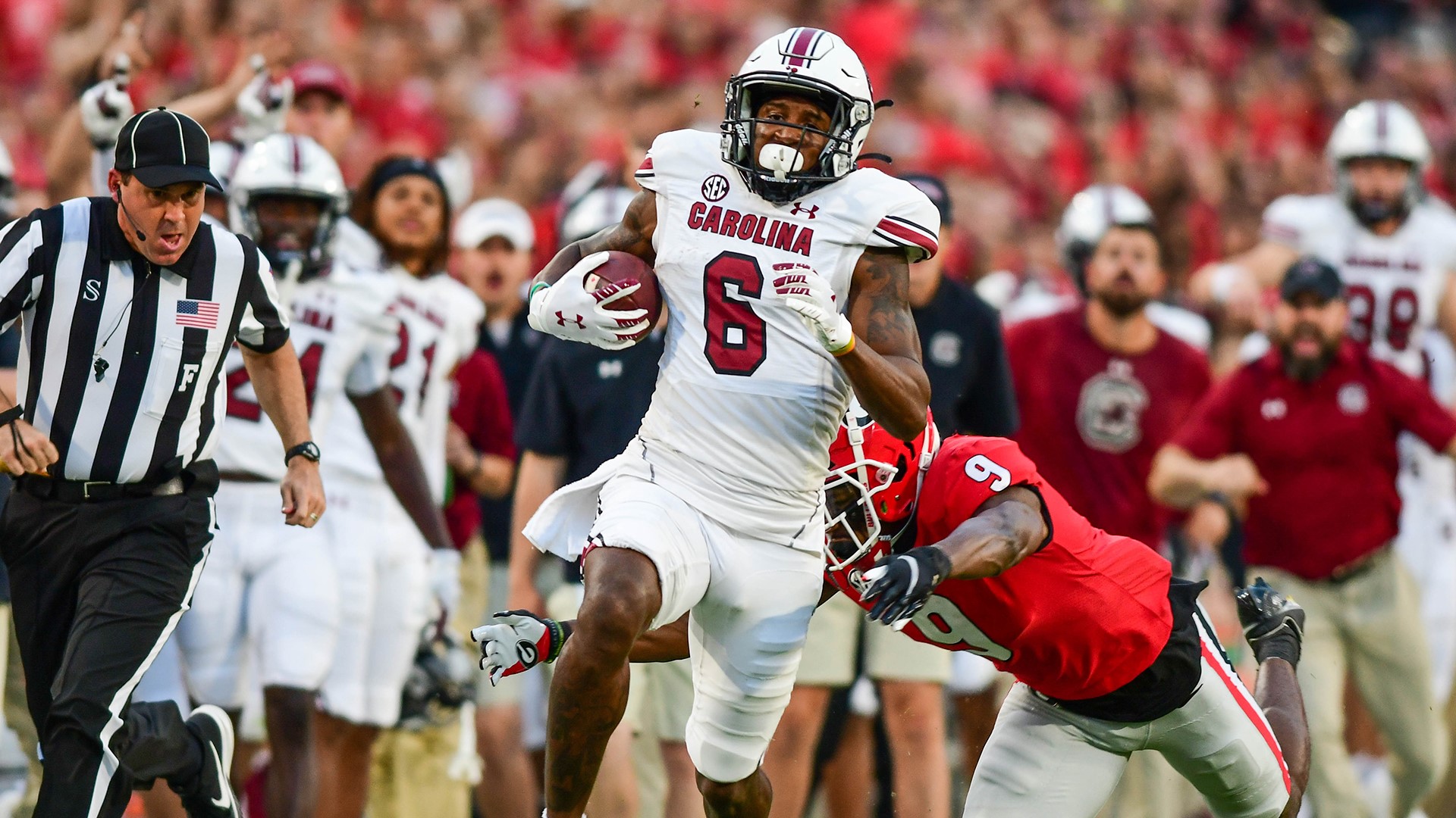 Josh Vann will return to Carolina for another season
The Gamecocks top receiver from 2021 will be back in the Garnet and Black in the fall.