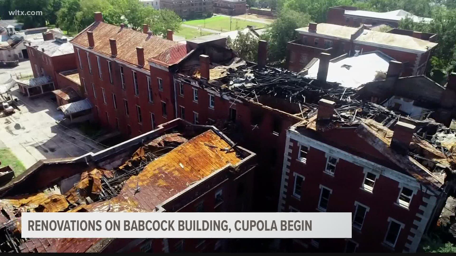 The iconic red dome on the Babcock Building will rise again over the Columbia skyline.