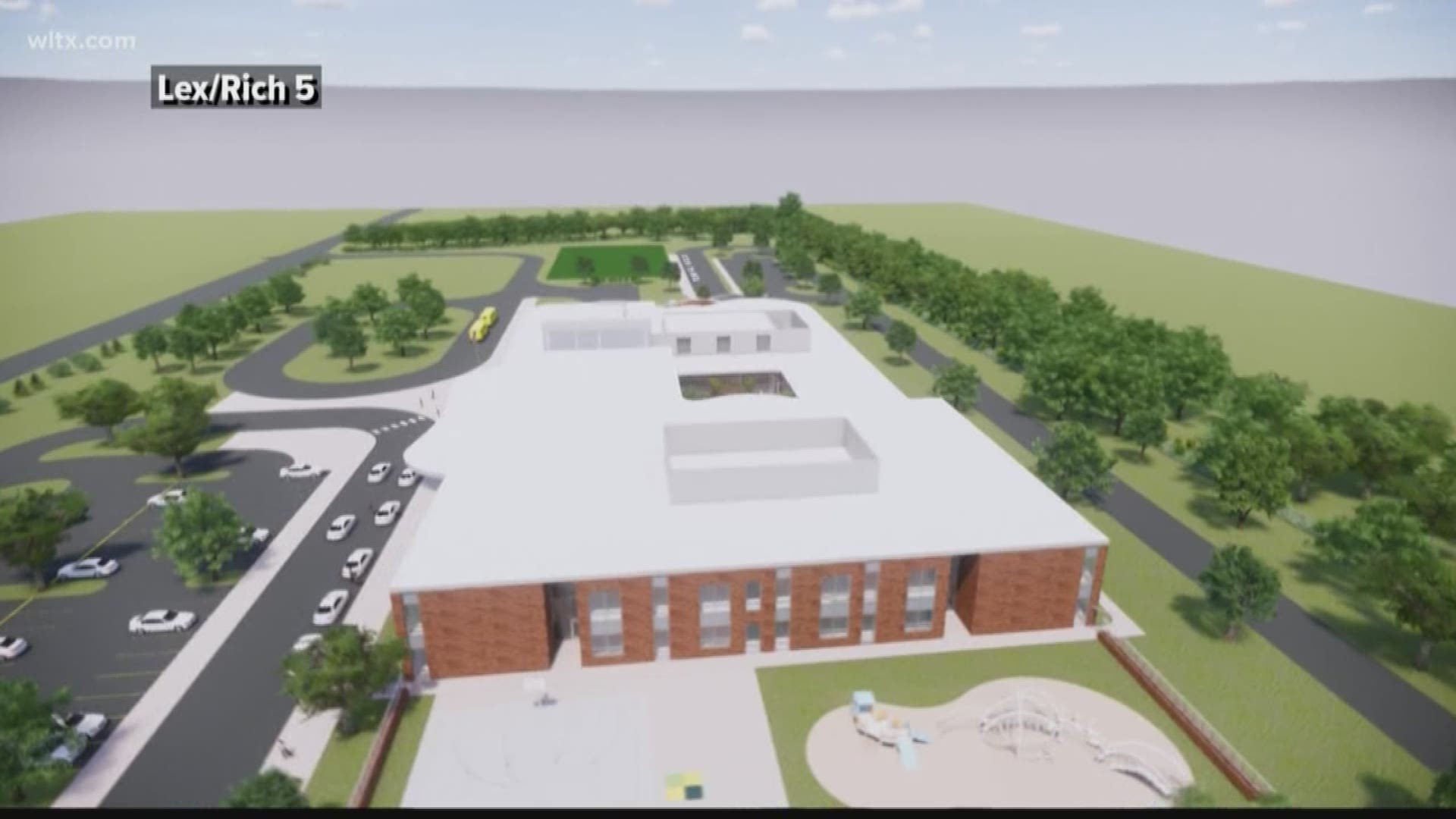 Chapin residents got a first look at the plans for the new school