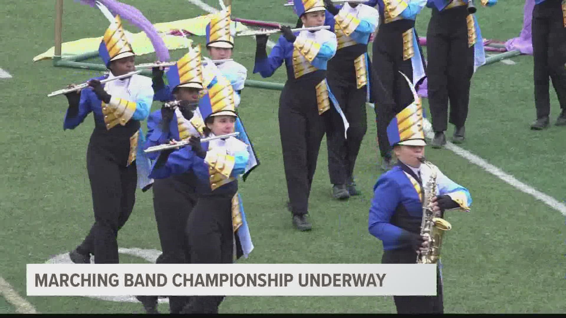 The 5A State Marching Band Championship featured 14 high schools from across South Carolina and was held at Irmo High School.