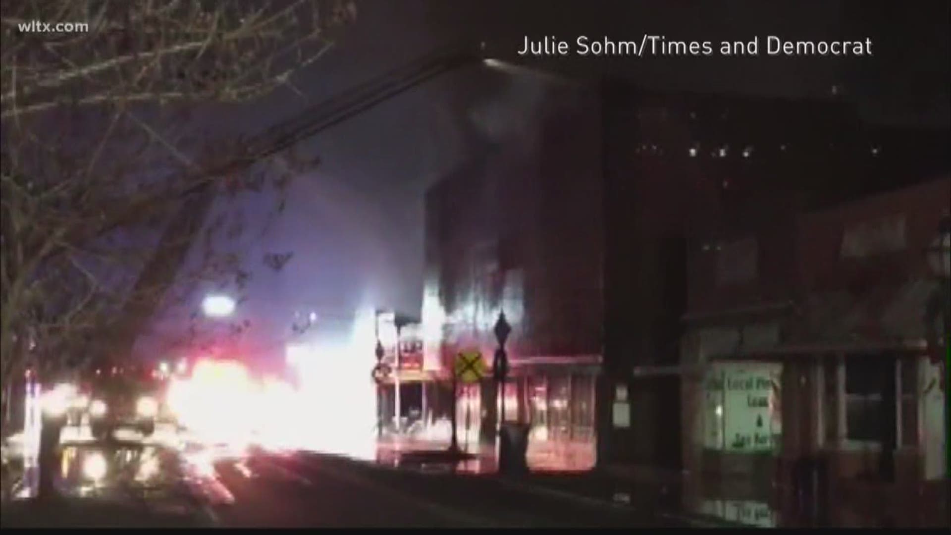 The Super 10 department store, Goldstein's and Touch of Class were destroyed in the fire.