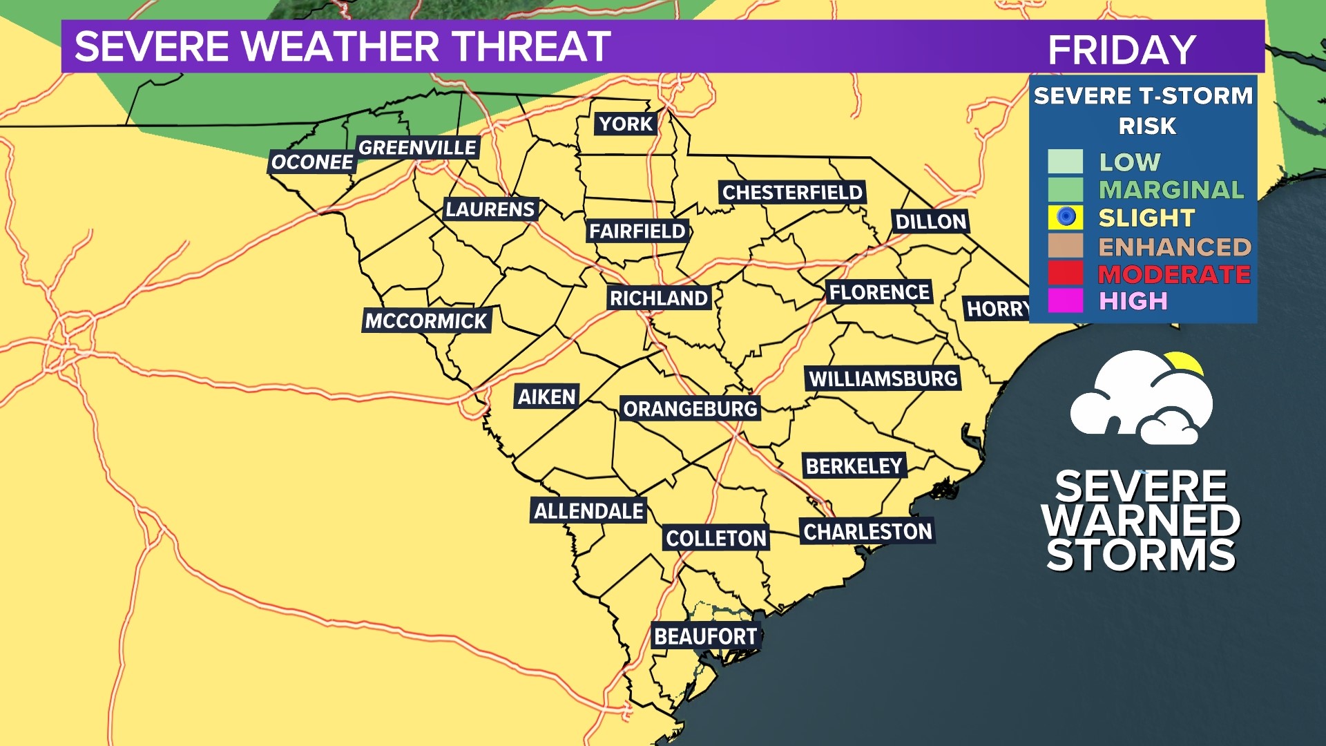 More severe weather possible in Midlands, South Carolina, Friday | wltx.com