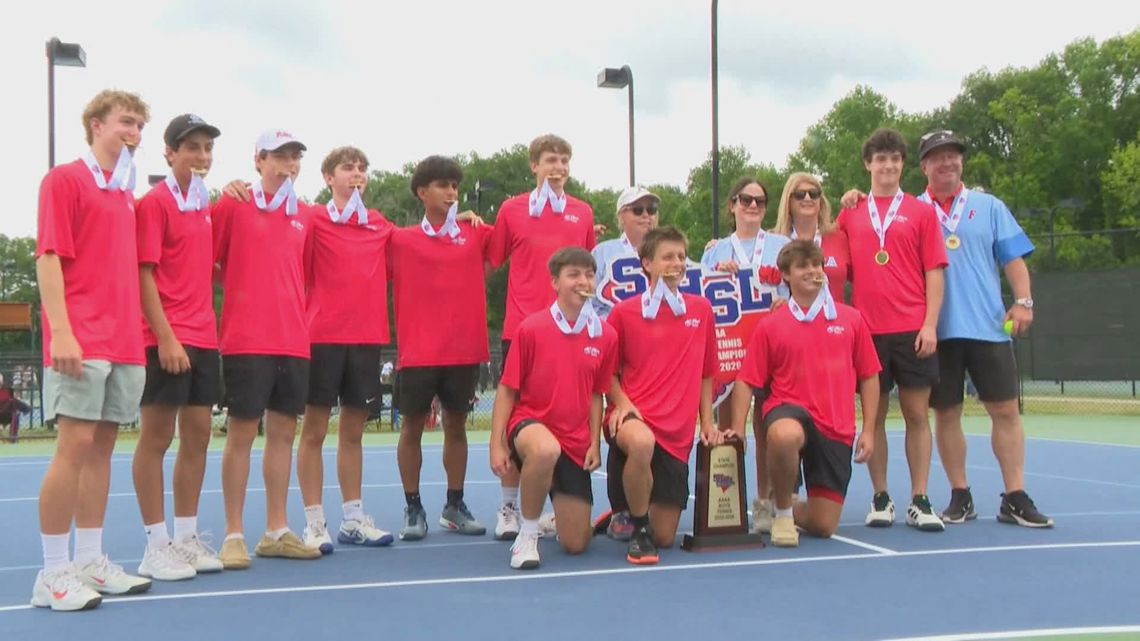 A.C. Flora boys tennis team posts another undefeated season, wins second consecutive 4A state title