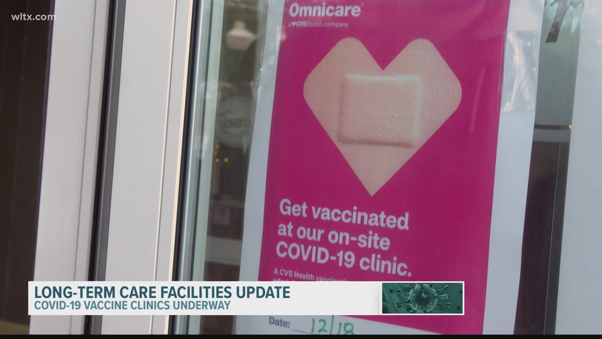 DHEC says all facilities will have had their first vaccine clinic by the end of January.