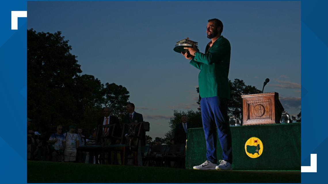 Scottie Scheffler in a landslide to win PGA Tour player of the year for