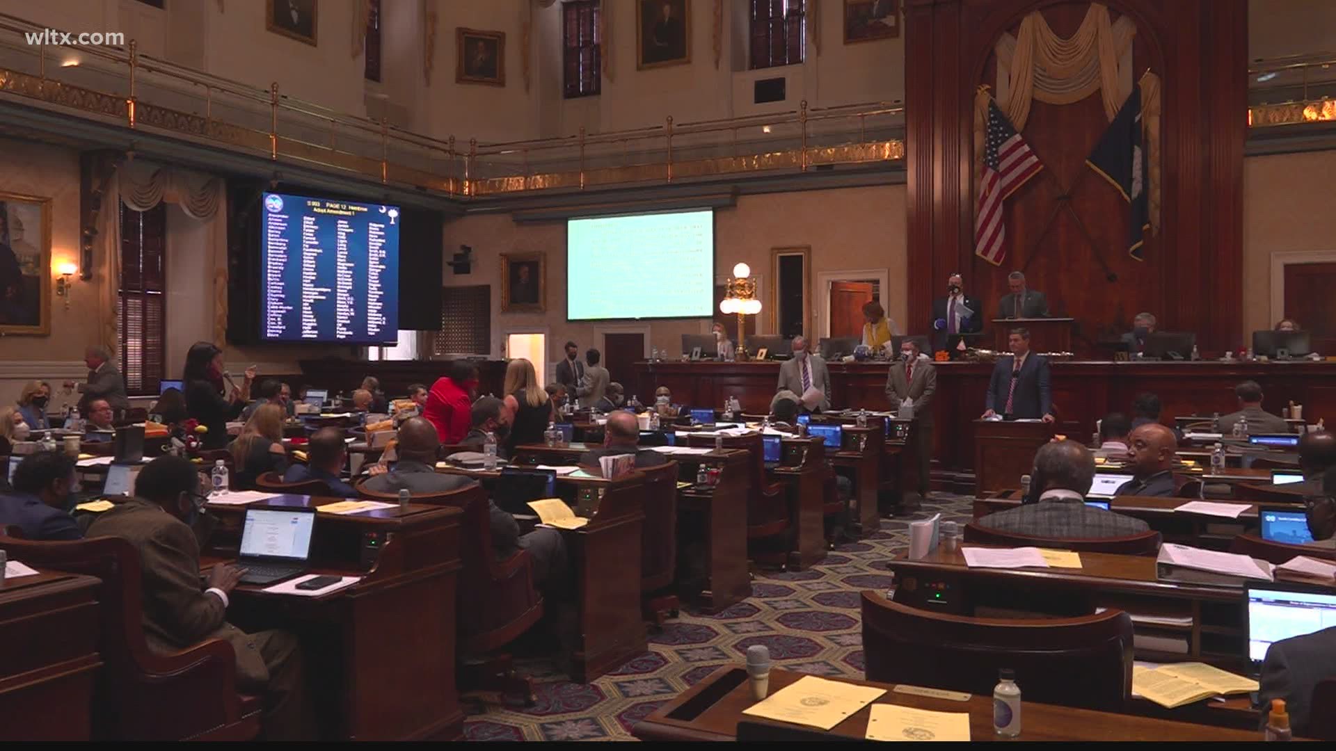 The S.C. General Assembly continued their special session on Tuesday debating how to spend hundreds of millions of dollars in the state budget and CARES Act funding.