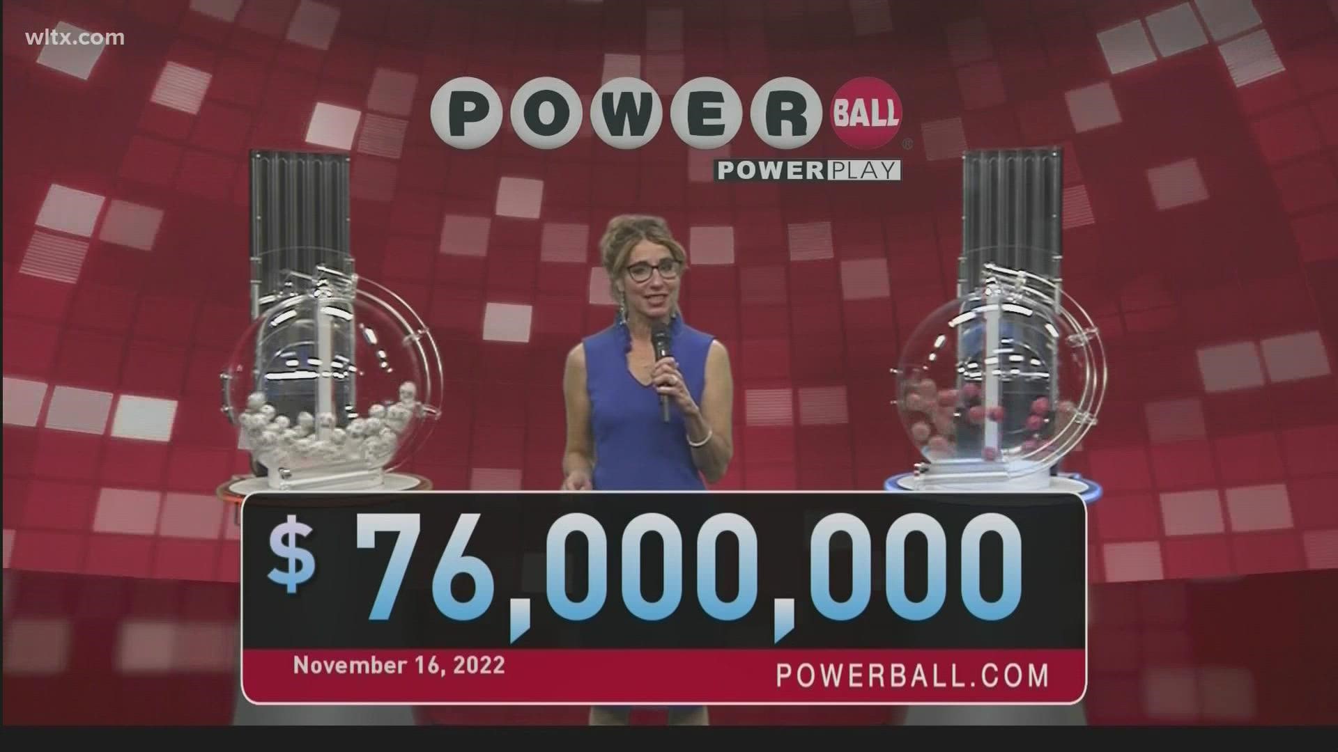 Here are the winning Powerball numbers for Wednesday, November 16, 2022.