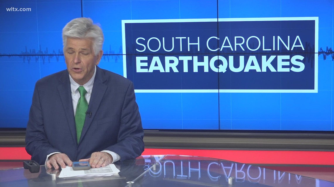 Earthquake during the newscast at 7pm