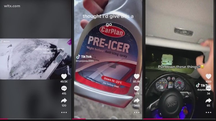 VERIFY: Are winter weather windshield hacks you see on TikTok safe?