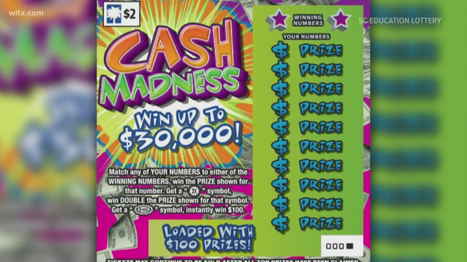 Lottery officials say there were incorrect letters beneath the $1 prize amounts which could cause player confusion.