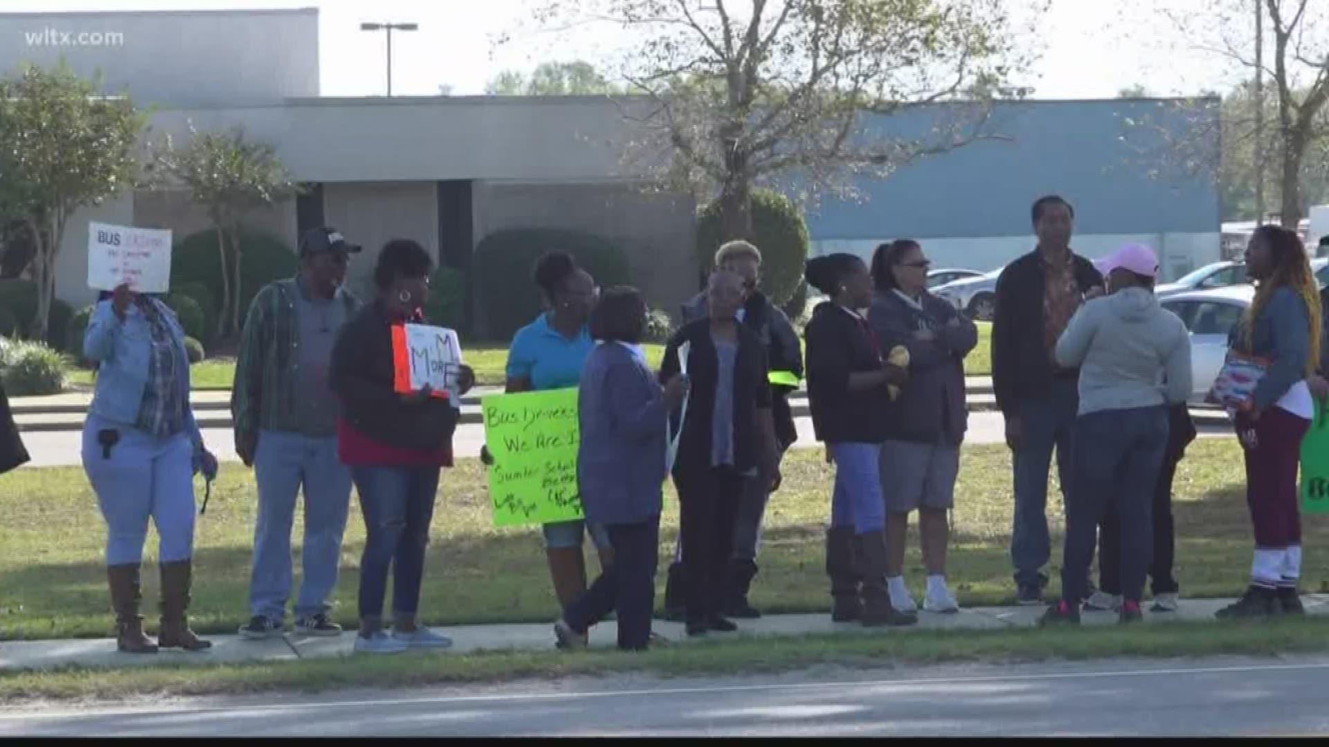 Several Sumter bus drivers didn't report to work this morning and a spokesperson for the group says they won't until changes are made.