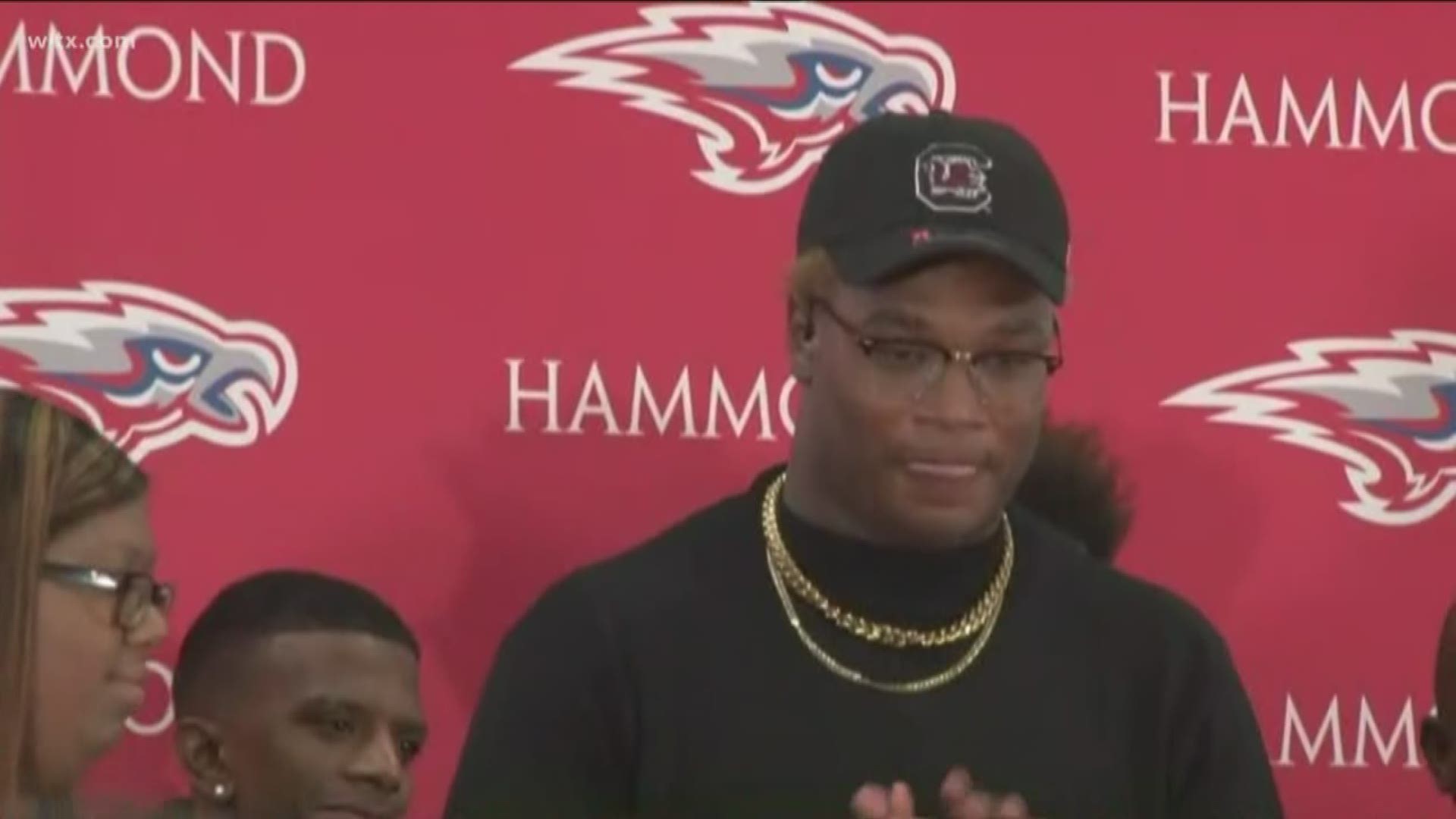 Jordan Burch, a five-star recruit from Columbia, picked the Gamecocks from a group of schools, Clemson, Georgia, and LSU.