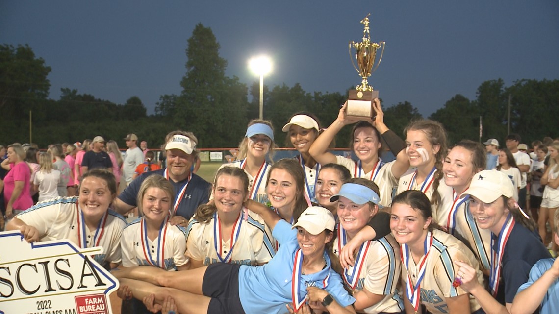 Wilson Hall softball repeats as state champion | wltx.com