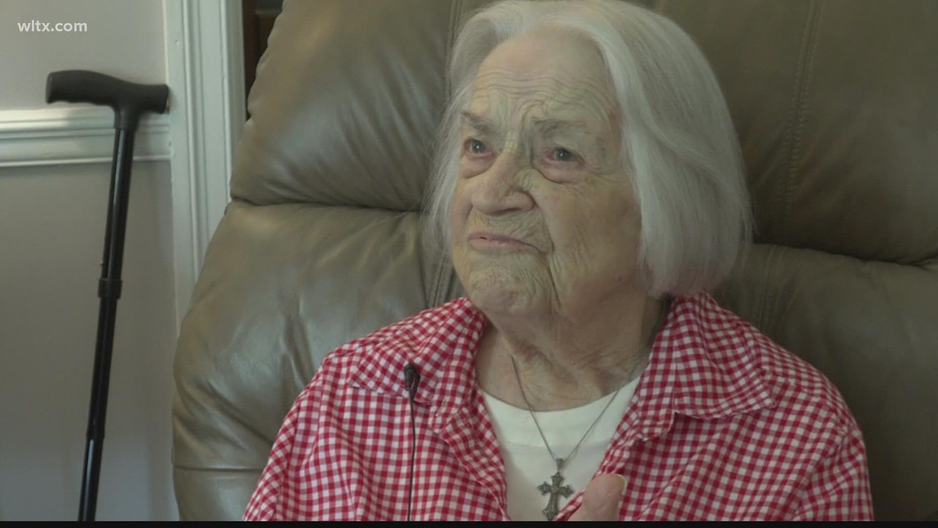 Lillian Jeffcoat turns 102 and she couldn't be happier.