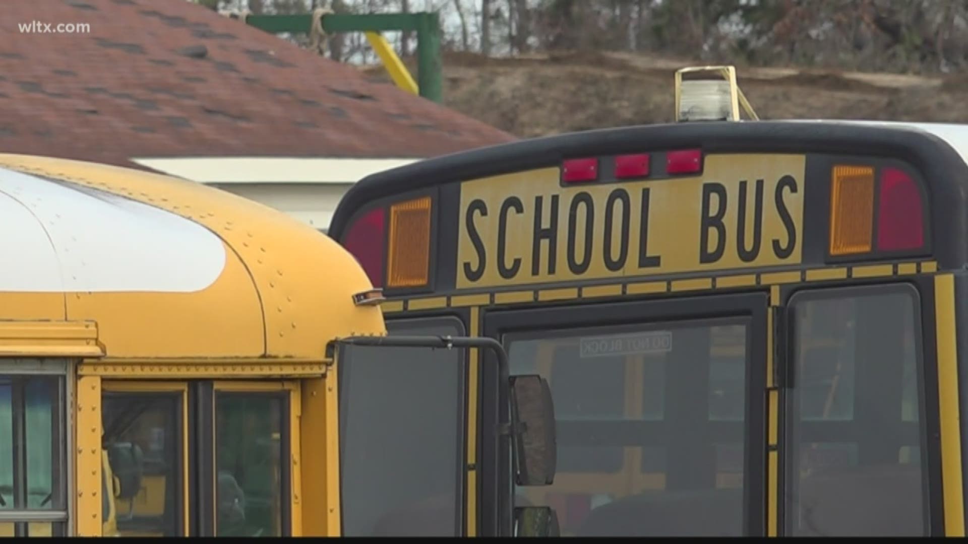 The superintendent says about 31 of the 33 busses were damaged or completely destroyed during the tornado.