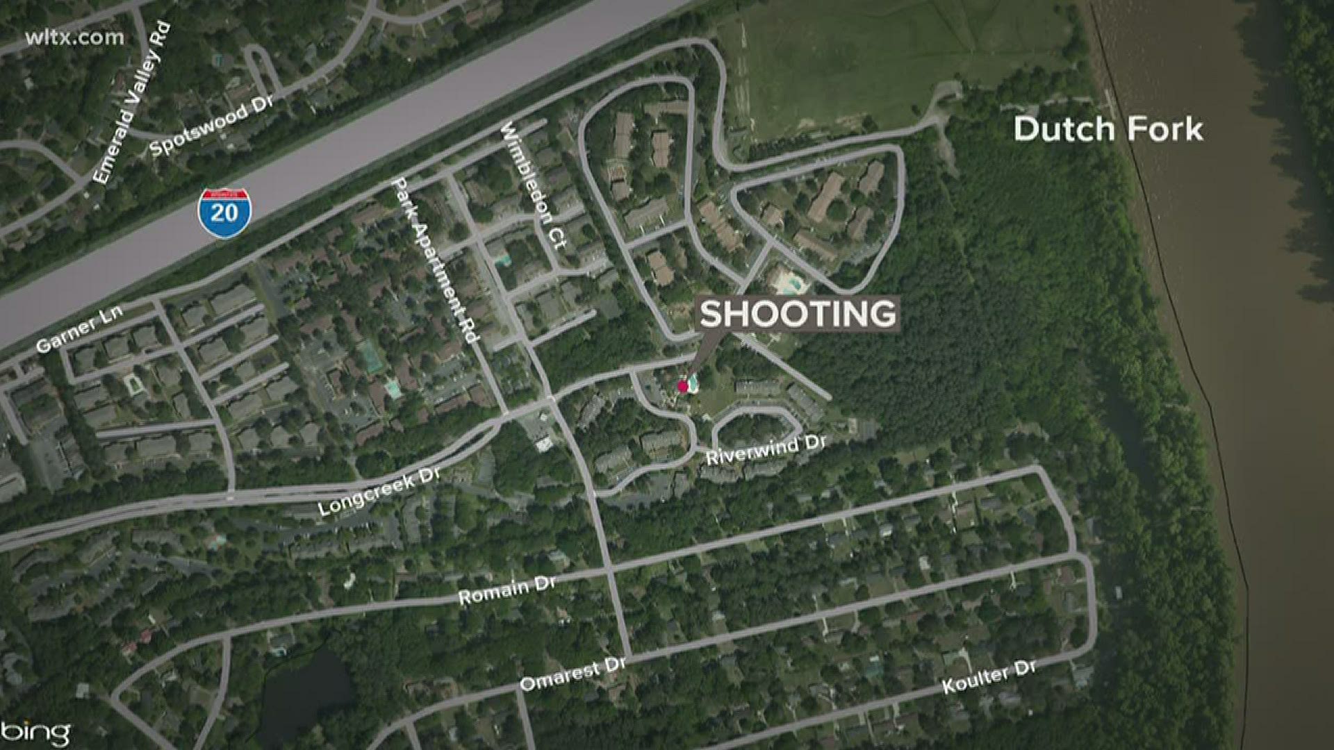 The shooting happened around 9:20 p.m. Tuesday in the 1600 block of Longcreek Drive in the St. Andrews area.