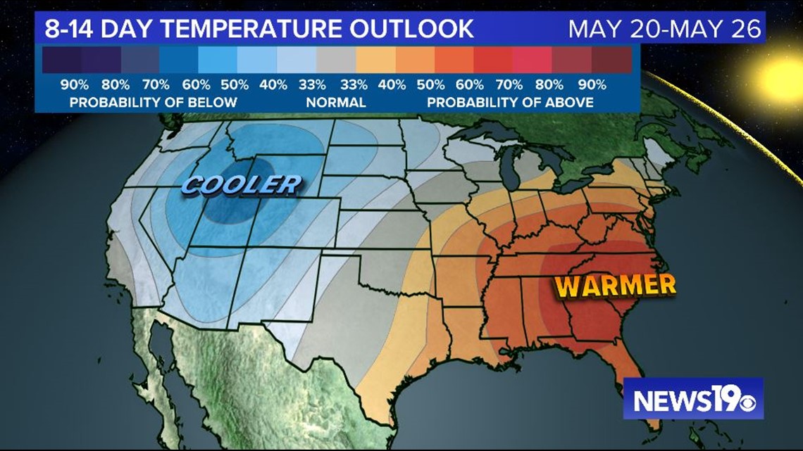 Dry, mild weather for the start of the workweek | wltx.com