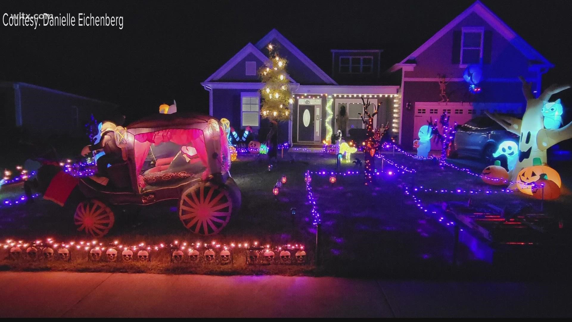 One family in Camden is going all out to decorate their house for Halloween.
