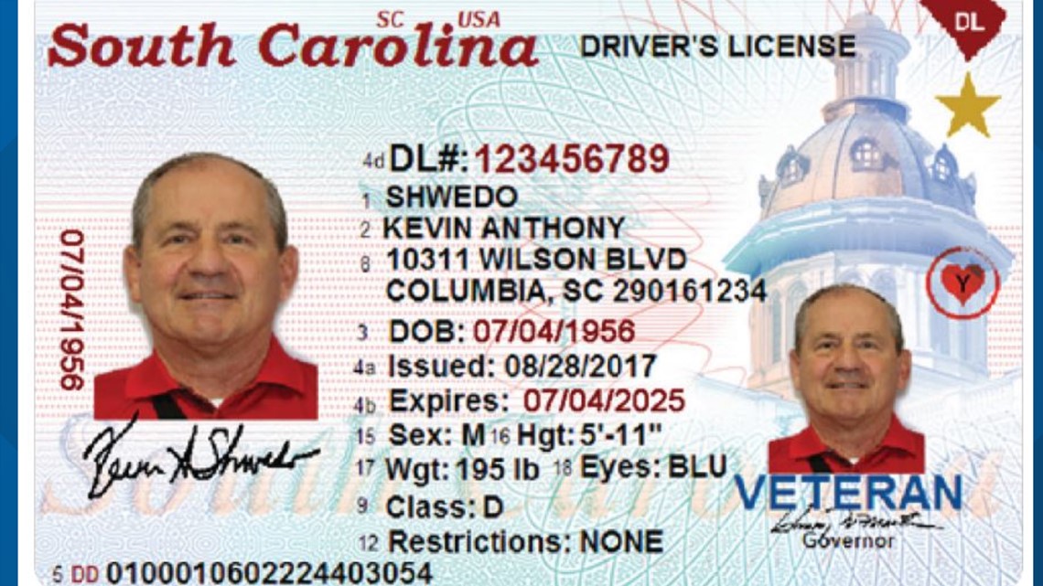 how long are south carolina drivers licenses valid