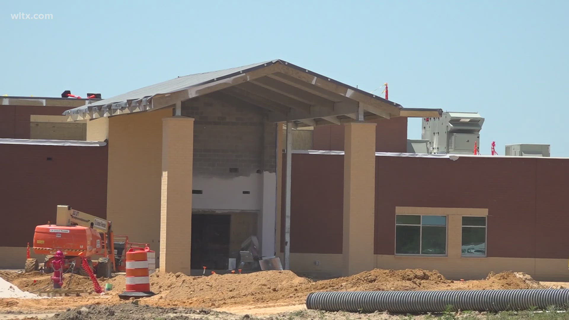 It's a new $42M consolidated elementary school and will merge students from Dennis, Lower Lee and West Lee Elementary school. 