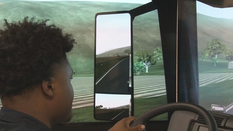 Richland One receives new trucking simulator for students