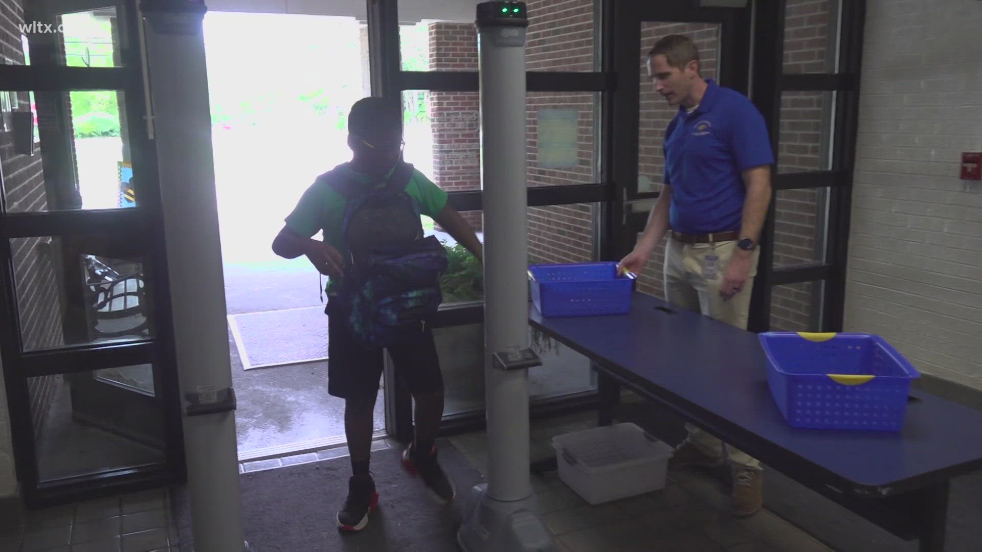 Sumter's Alice elementary school recently had two metal detectors installed.