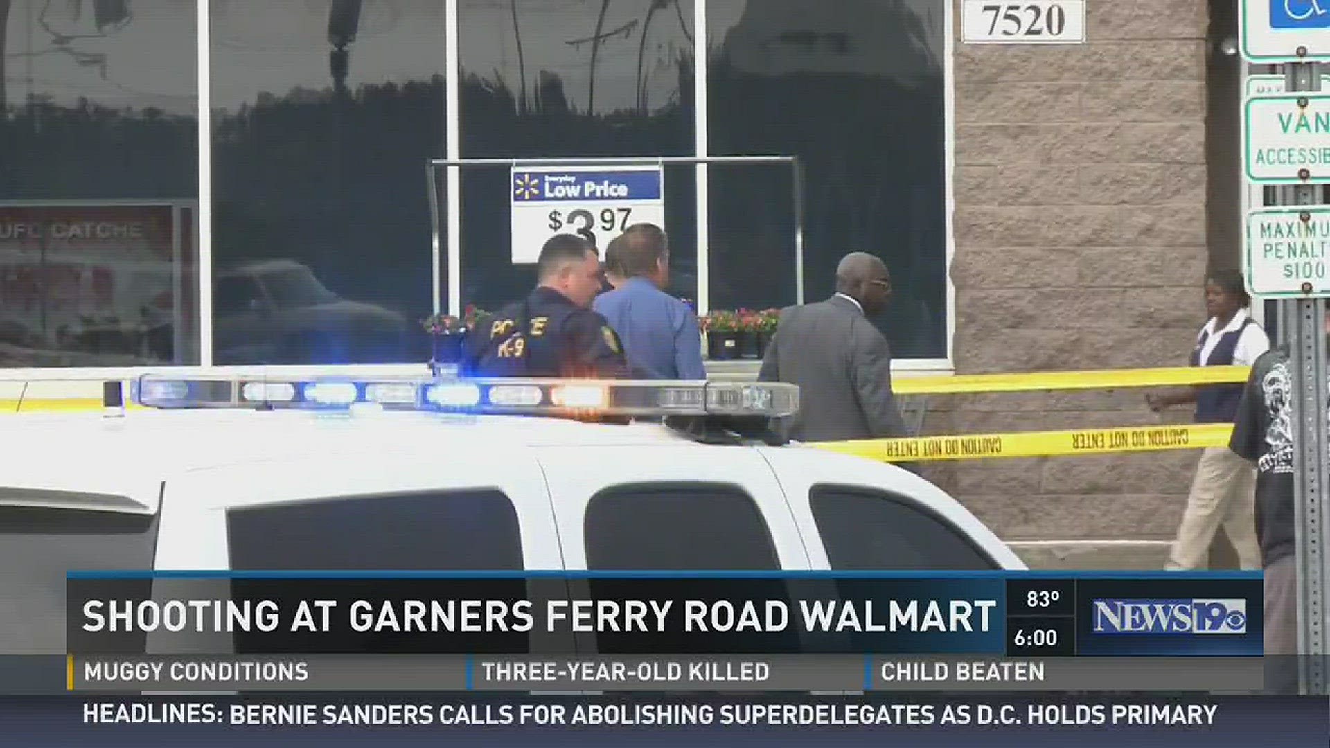 Man Shot Outside Garners Ferry Road Walmart