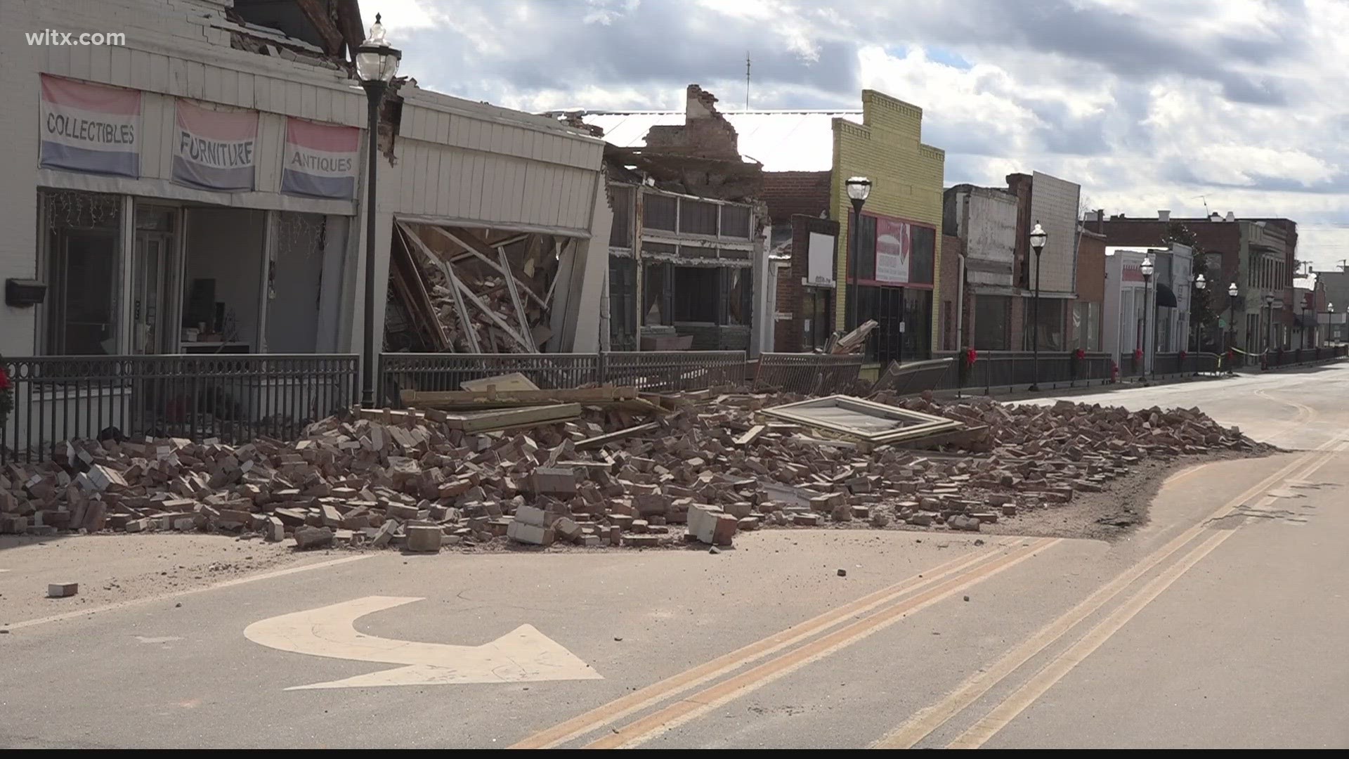 Local administrators don't believe the downtown buildings can be rebuilt.