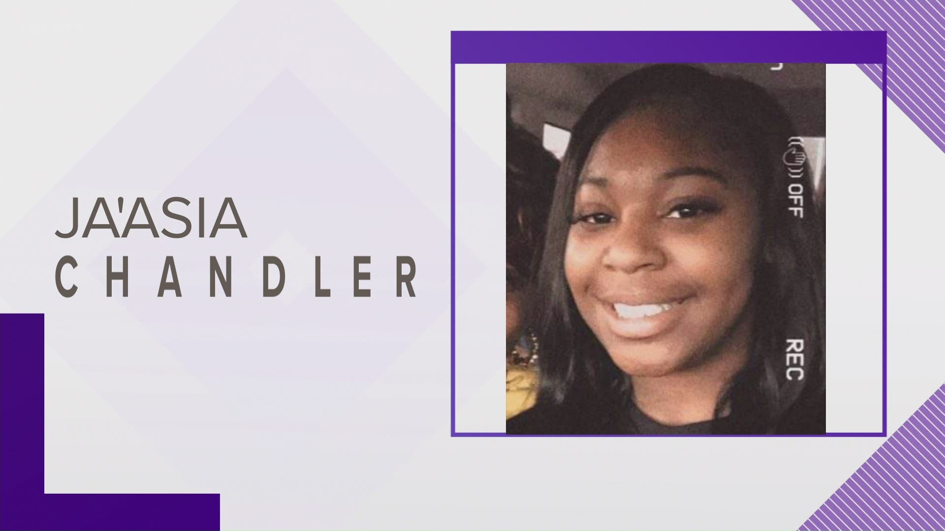 Officers say 14-year-old Ja'Asia Chandler left a family member's home.