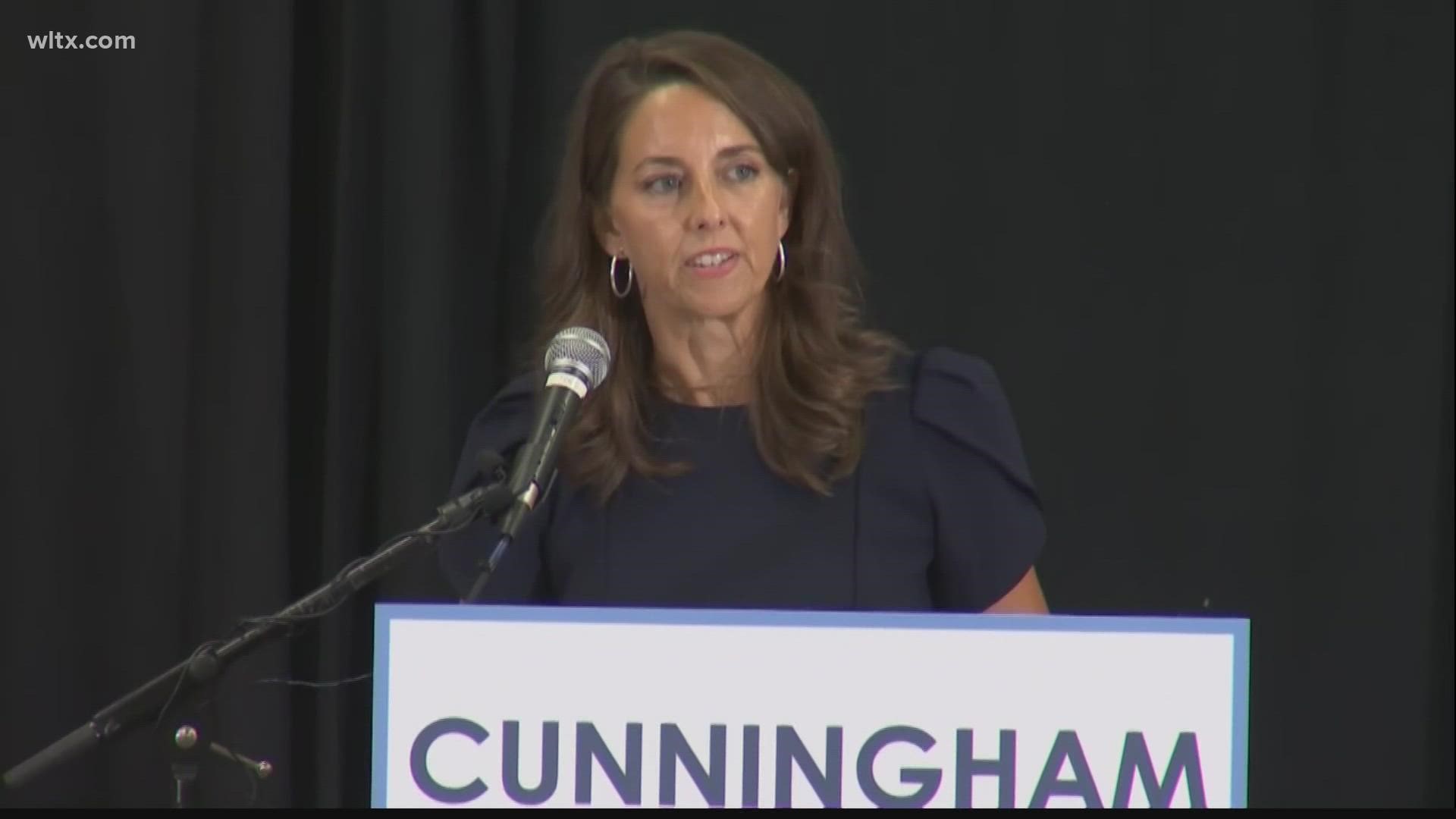 Joe Cunningham has chosen Tally Parham Casey, a civil litigator who flew fighter jets during three combat tours over Iraq, to be his running mate.