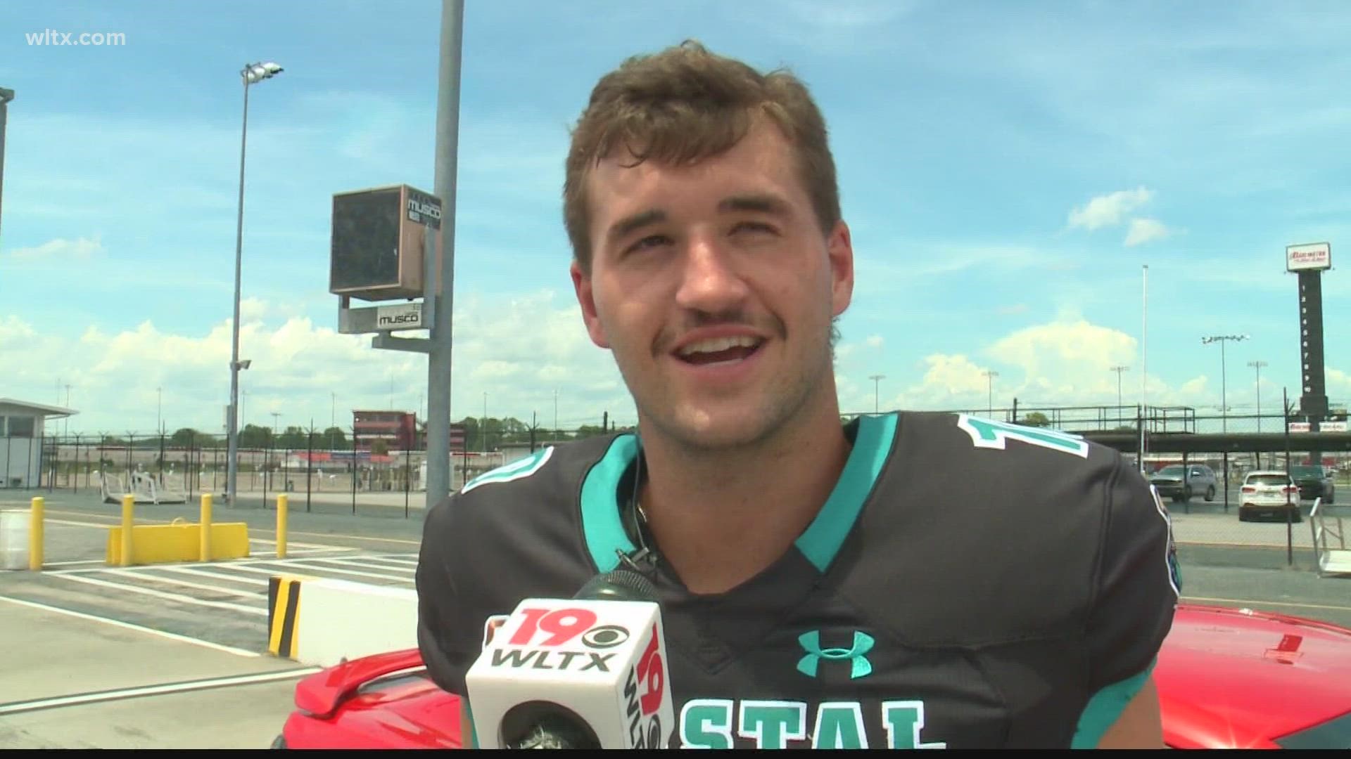 Coastal Carolina quarterback Grayson McCall has a new NIL agreement with the Darlington Raceway.