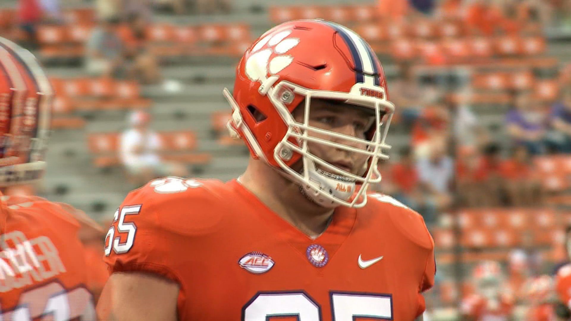 Bockhorst played over 1000 snaps during his career at Clemson.