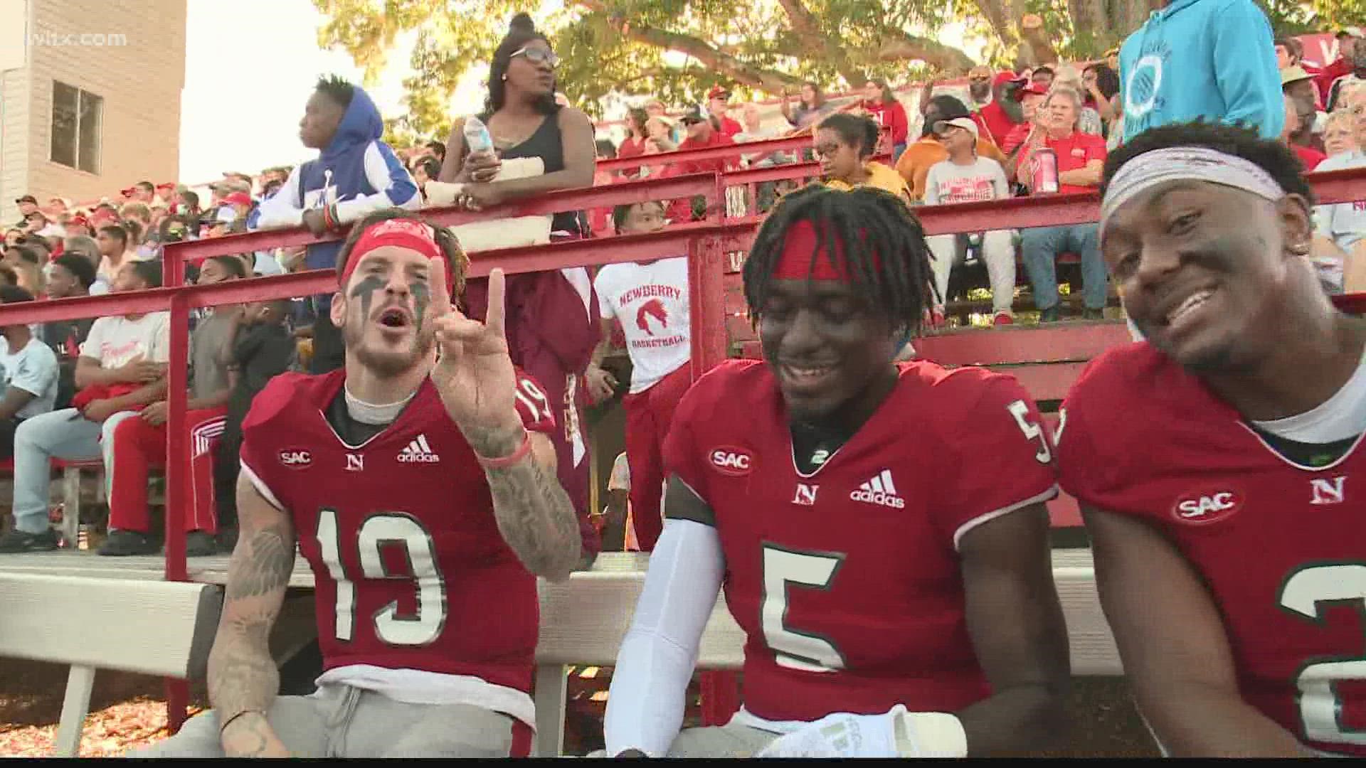 On a perfect day for football, Newberry College gave the Homecoming crowd a 34-3 victory over Carson-Newman.