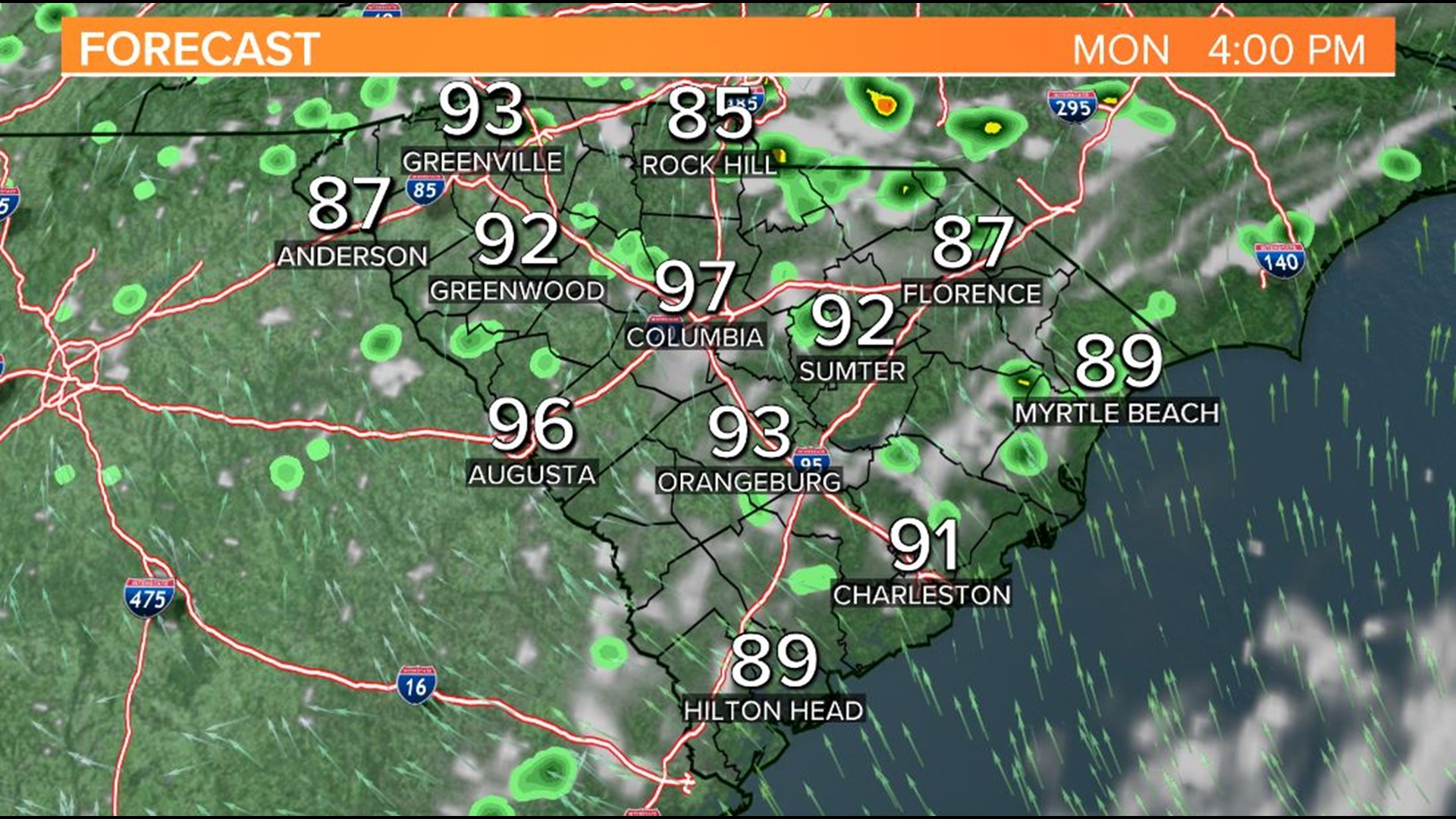 Dangerous heat this week with heat index values near 105 degrees | wltx.com