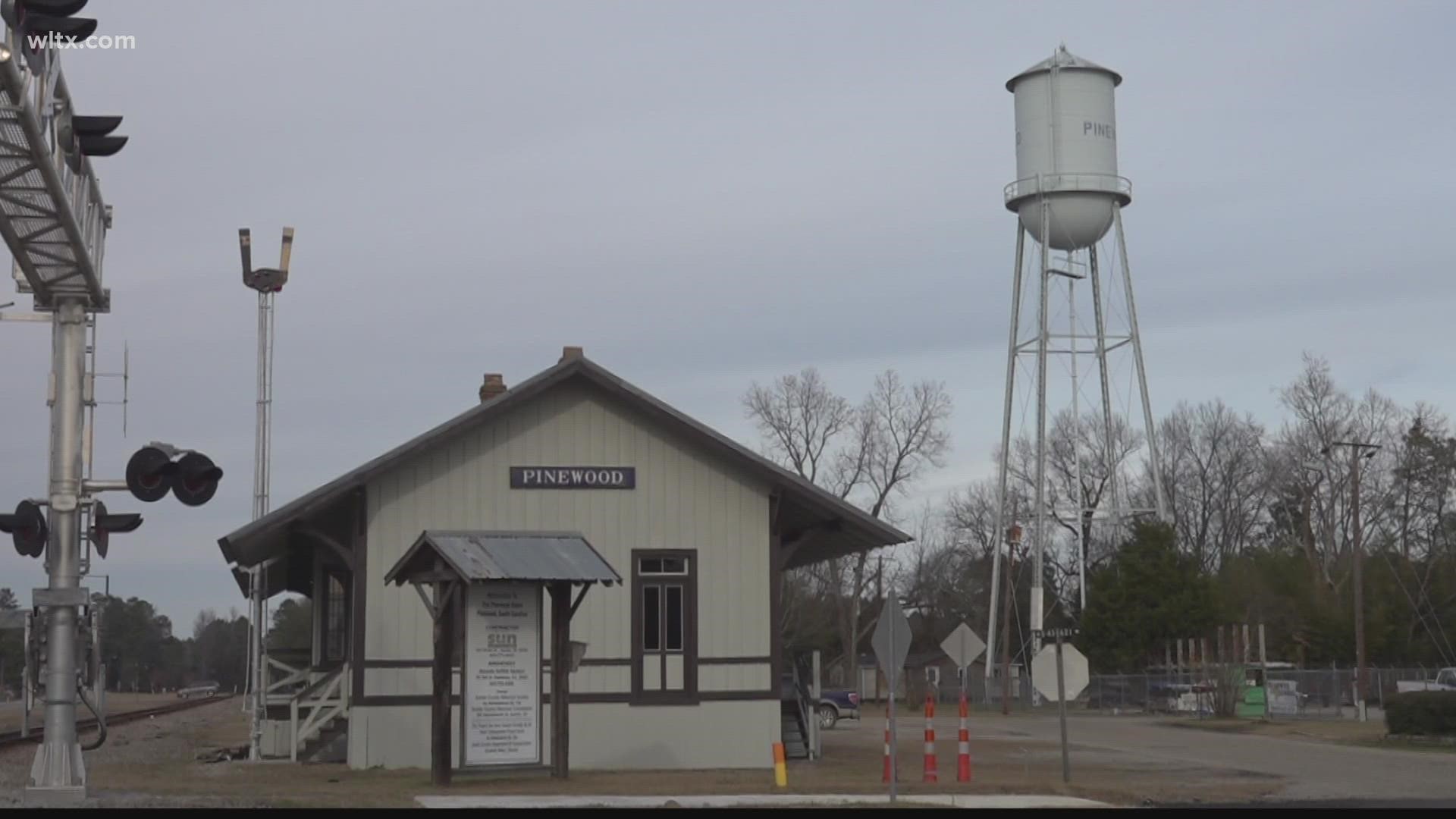 There are efforts in Sumter County to get more people to downtown Pinewood. That's the goal of renovations to the Town Depot.