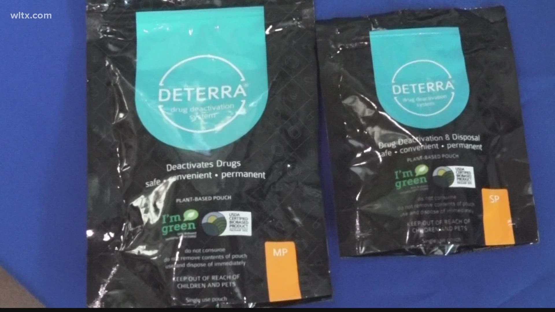 Orangeburg law enforcement says the pouches are easier for residents to get rid of unused or expired medicine.