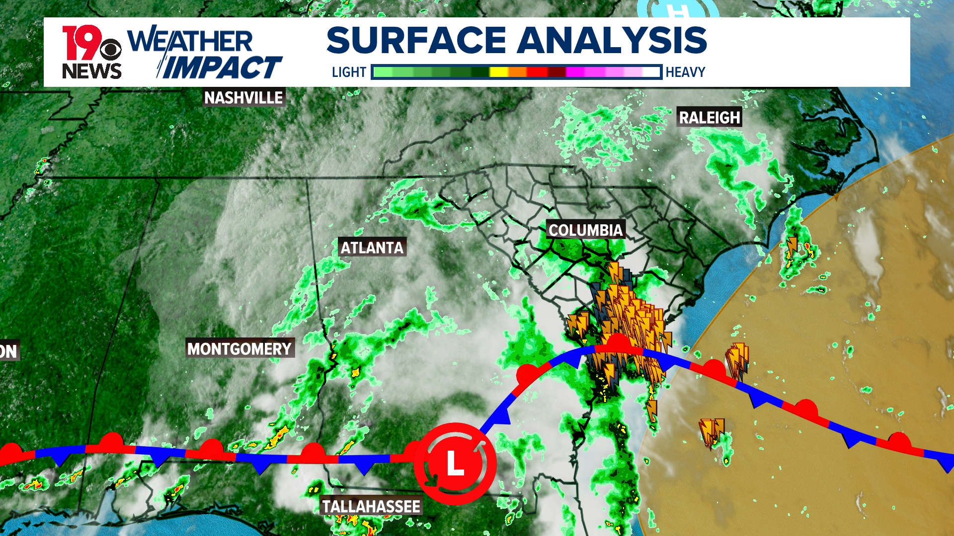 Tropical wave brings wet weather to South Carolina | wltx.com