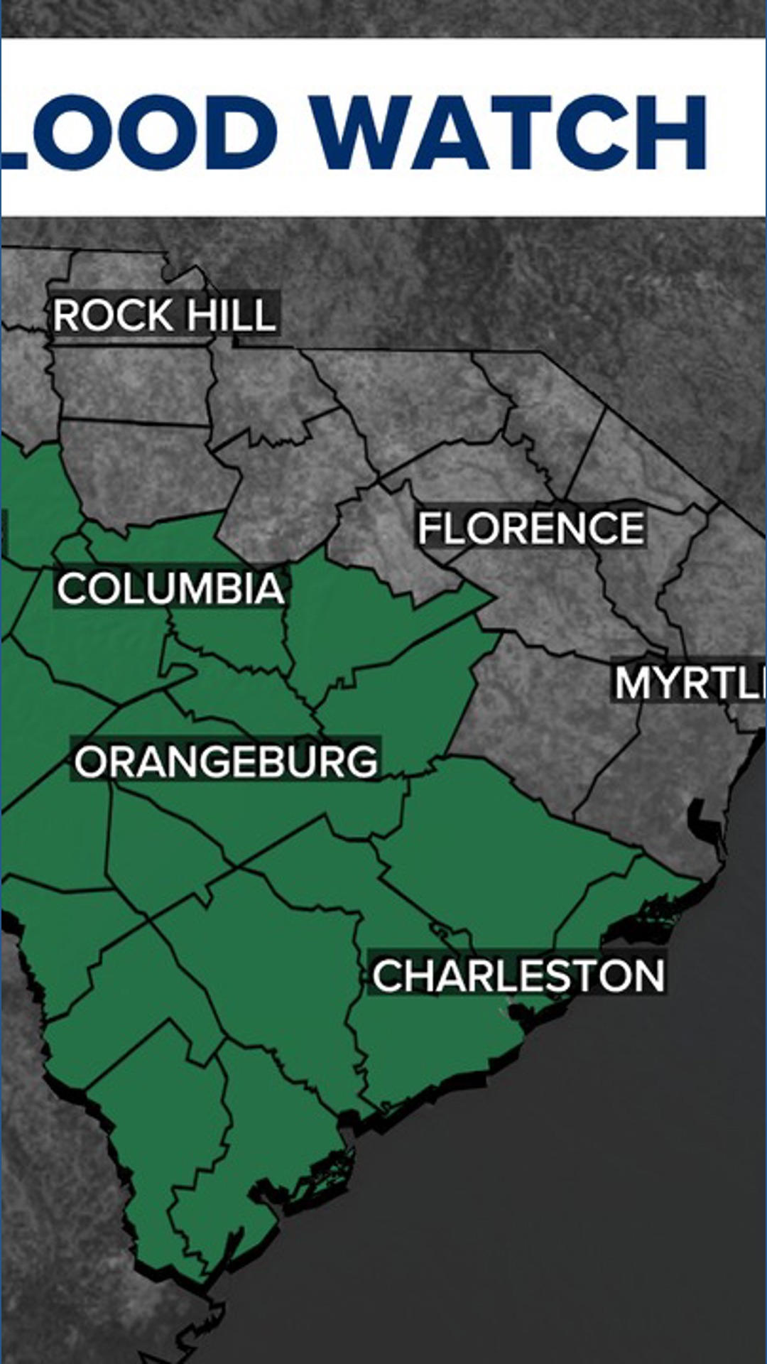 South Carolina faces flash flooding risk from heavy rain Saturday ...
