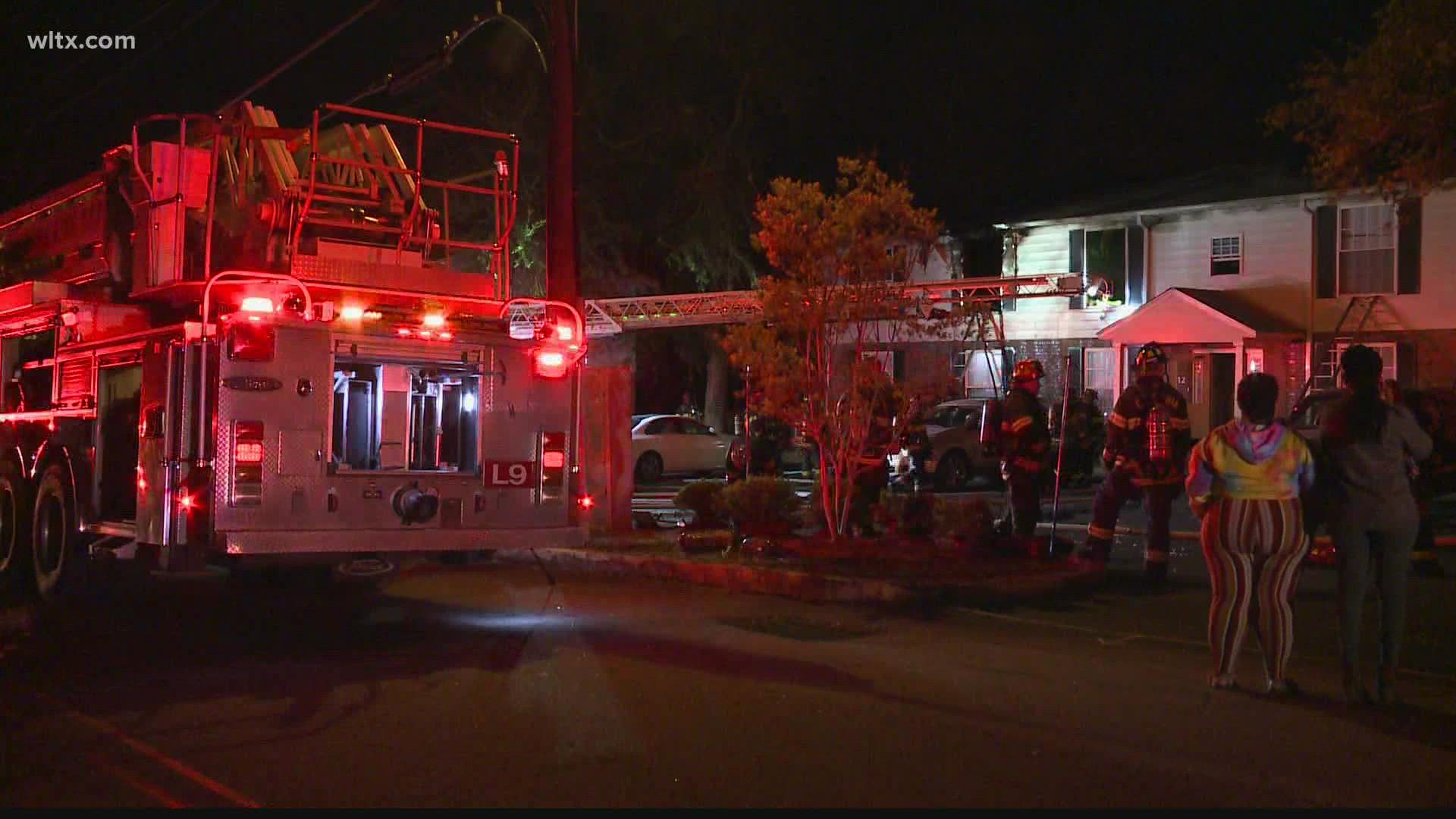 15 people displaced after fire at Columbia Garden Apartments | wltx.com